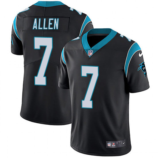 Kyle Allen Carolina Panthers black Vapor jersey