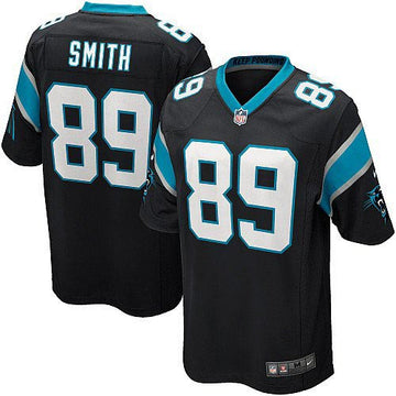 Steve Smith Carolina Panthers black Game jersey