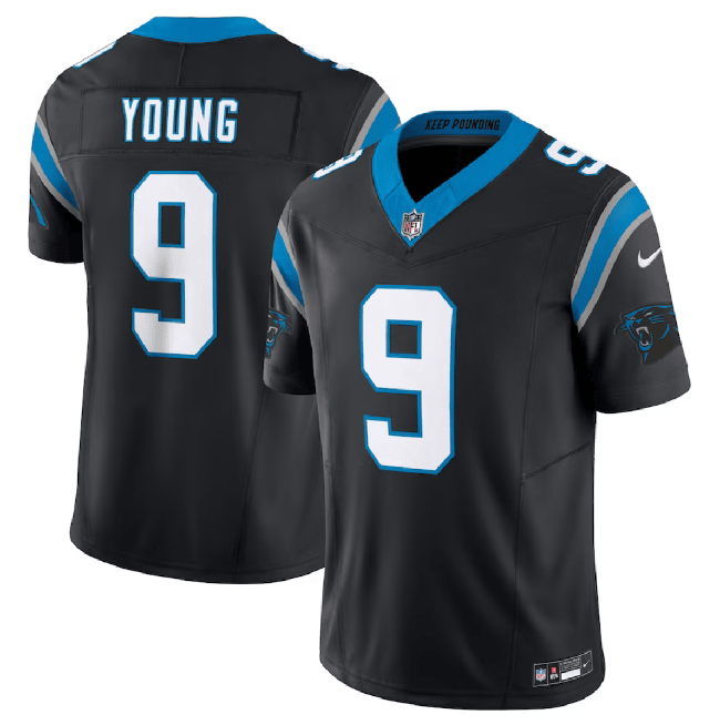 Bryce Young Carolina Panthers black Untouchable jersey