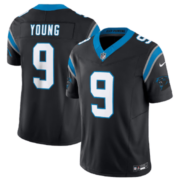 Bryce Young Carolina Panthers black Untouchable jersey