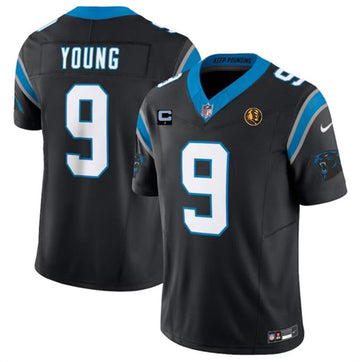 Bryce Young Carolina Panthers black Vapor jersey