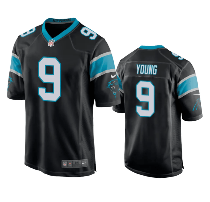 Bryce Young Carolina Panthers black Game jersey
