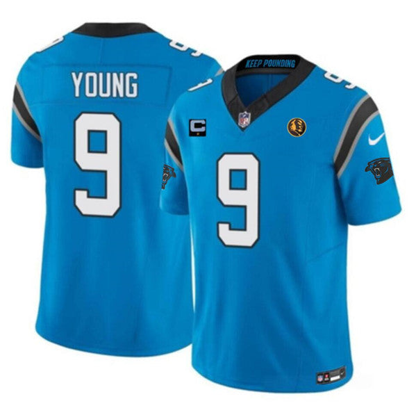 Bryce Young Carolina Panthers blue Vapor jersey