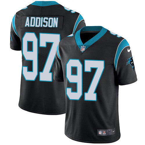 Mario Addison Carolina Panthers black Vapor jersey