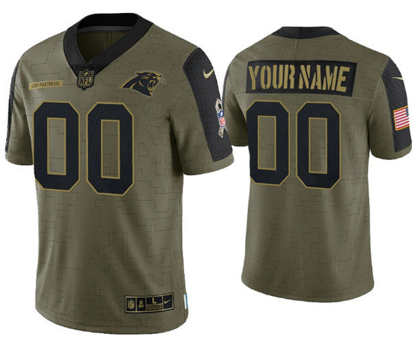 Active Carolina Panthers olive Salute To Service jersey