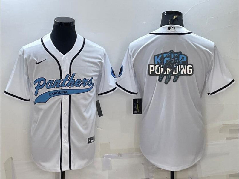 Carolina Panthers white jersey
