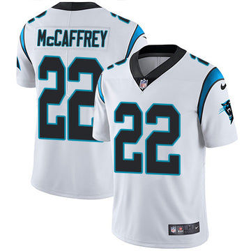 Christian McCaffrey Carolina Panthers white Vapor jersey