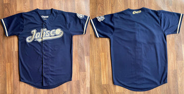 Custom Charros de Jalisco navy jersey