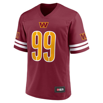 Chase Young Washington Commanders burgundy jersey