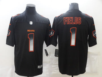 Justin Fields Chicago Bears black Limited jersey