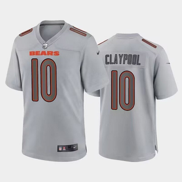 Chase Claypool Chicago Bears gray Game jersey