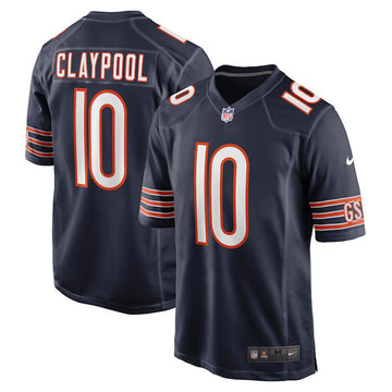 Chase Claypool Chicago Bears navy Game jersey