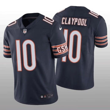 Chase Claypool Chicago Bears navy Vapor jersey