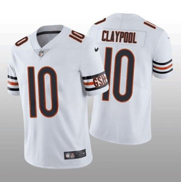 Chase Claypool Chicago Bears white Vapor jersey