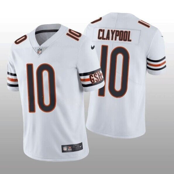 Chase Claypool Chicago Bears white Vapor jersey