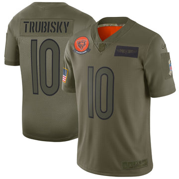 Mitchell Trubisky Chicago Bears camo Salute To Service jersey