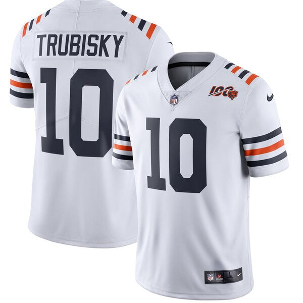 Mitchell Trubisky Chicago Bears white Vapor jersey