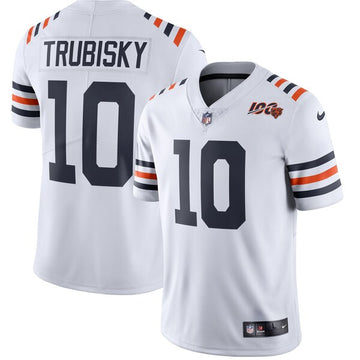 Mitchell Trubisky Chicago Bears white Vapor jersey