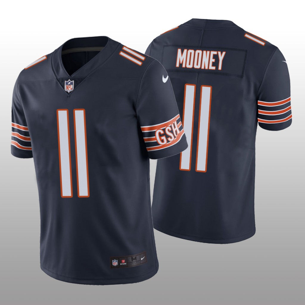Darnell Mooney Chicago Bears navy Vapor jersey