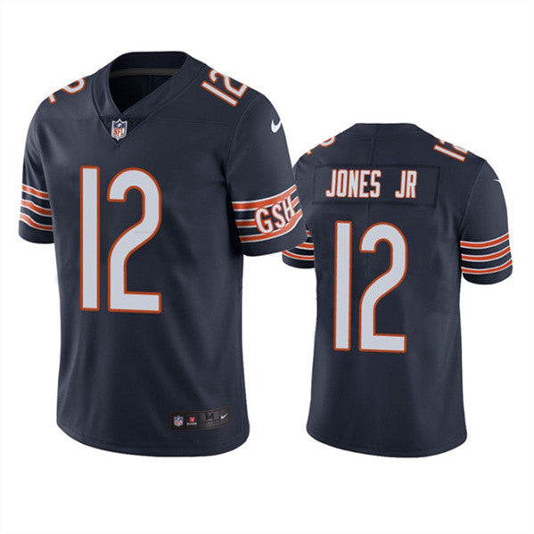 Velus Jones Jr Chicago Bears navy Vapor jersey