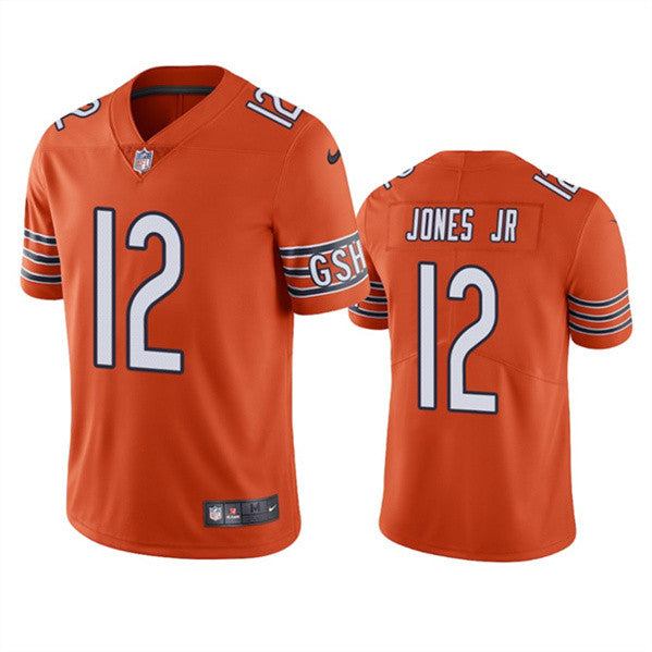 Velus Jones Jr Chicago Bears orange Vapor jersey