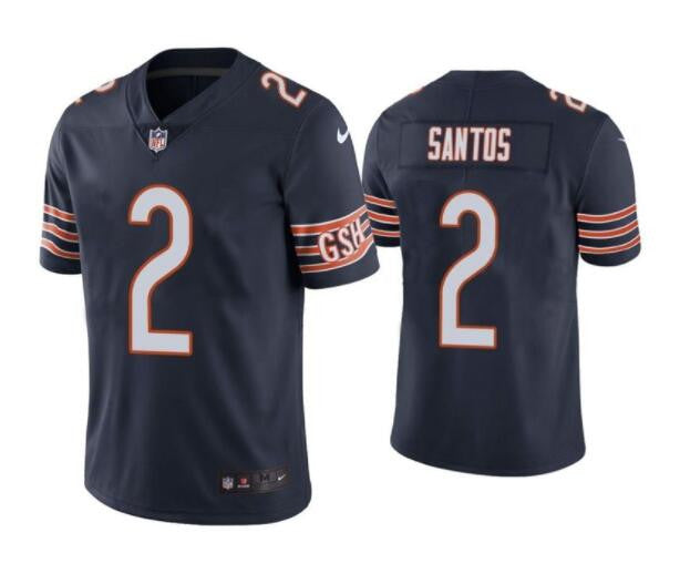 Cairo Santos Chicago Bears navy Vapor jersey
