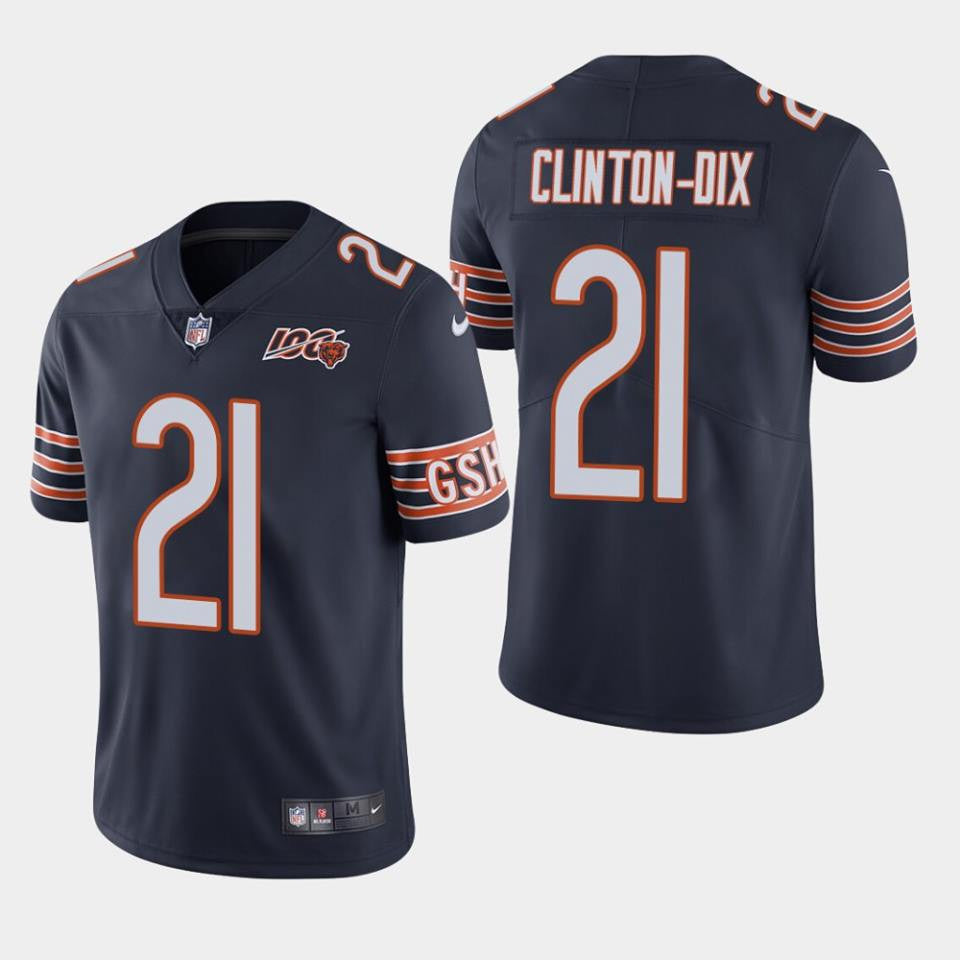 HaHa Clinton-Dix Chicago Bears navy Vapor jersey