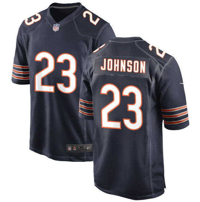 Roschon Johnson Chicago Bears navy Game jersey