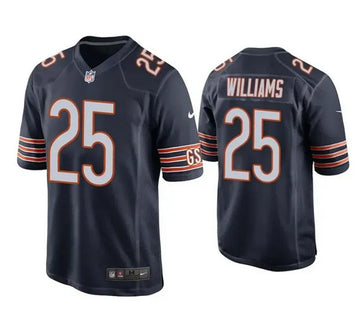 Damien Williams Chicago Bears navy Game jersey
