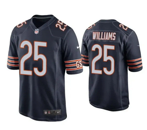 Damien Williams Chicago Bears navy Game jersey