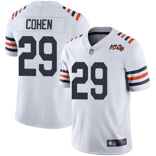 Tarik Cohen Chicago Bears white Limited jersey