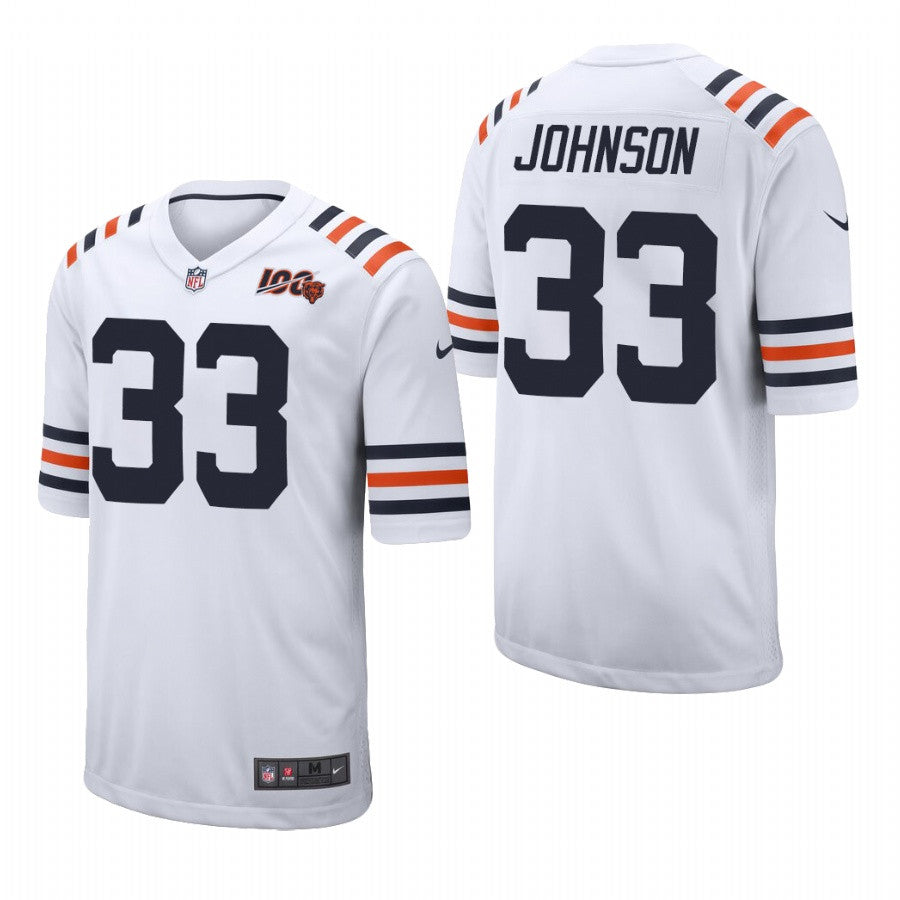 Jaylon Johnson Chicago Bears white Classic jersey
