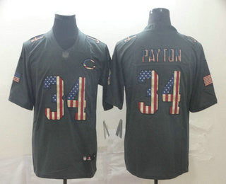 Walter Payton Chicago Bears black Salute To Service jersey