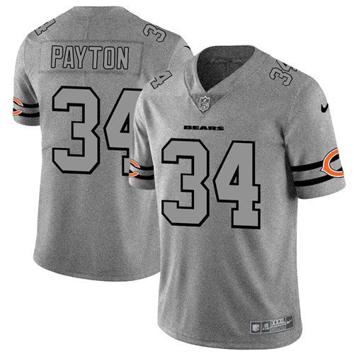 Walter Payton Chicago Bears gray Limited jersey