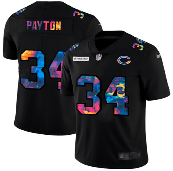 Walter Payton Chicago Bears black Limited jersey