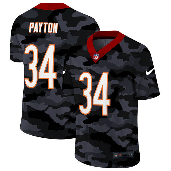 Walter Payton Chicago Bears camo Limited jersey