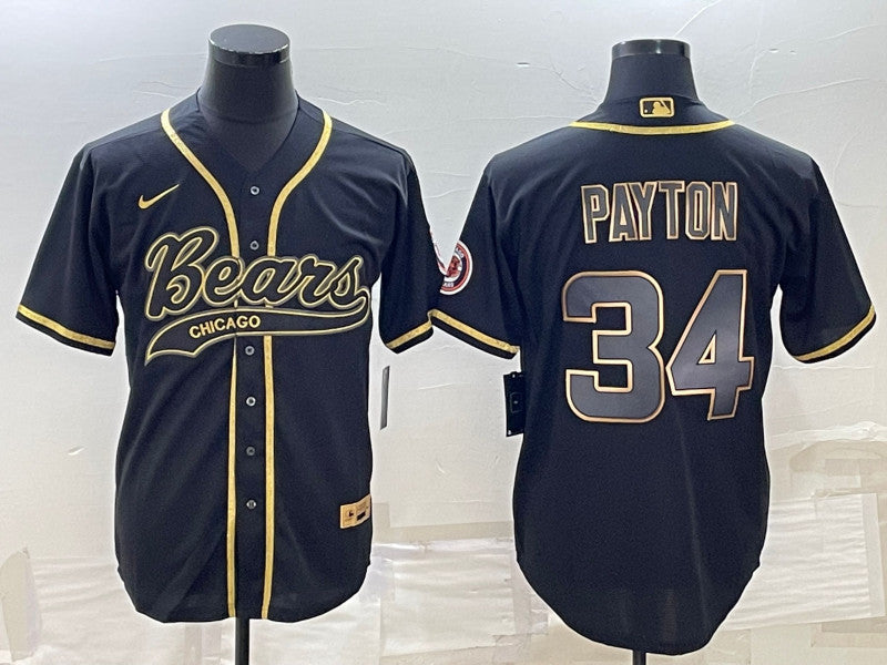 Walter Payton Chicago Bears black jersey