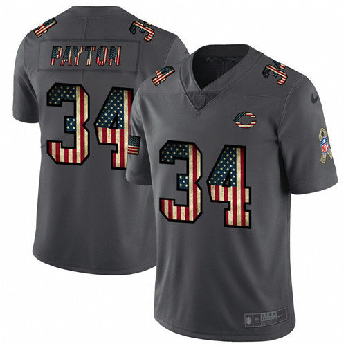 Walter Payton Chicago Bears grey Salute To Service jersey