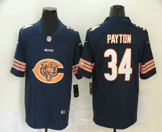 Walter Payton Chicago Bears navy Vapor jersey