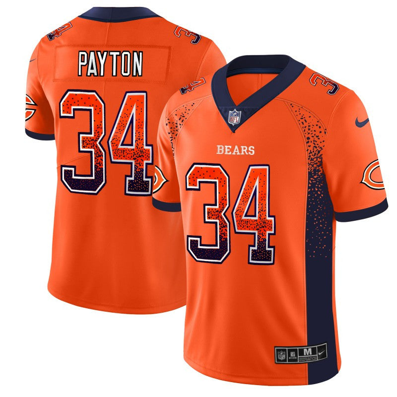 Walter Payton Chicago Bears orange Color Rush jersey
