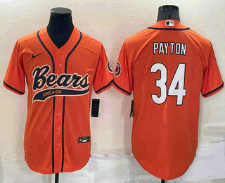 Walter Payton Chicago Bears orange jersey