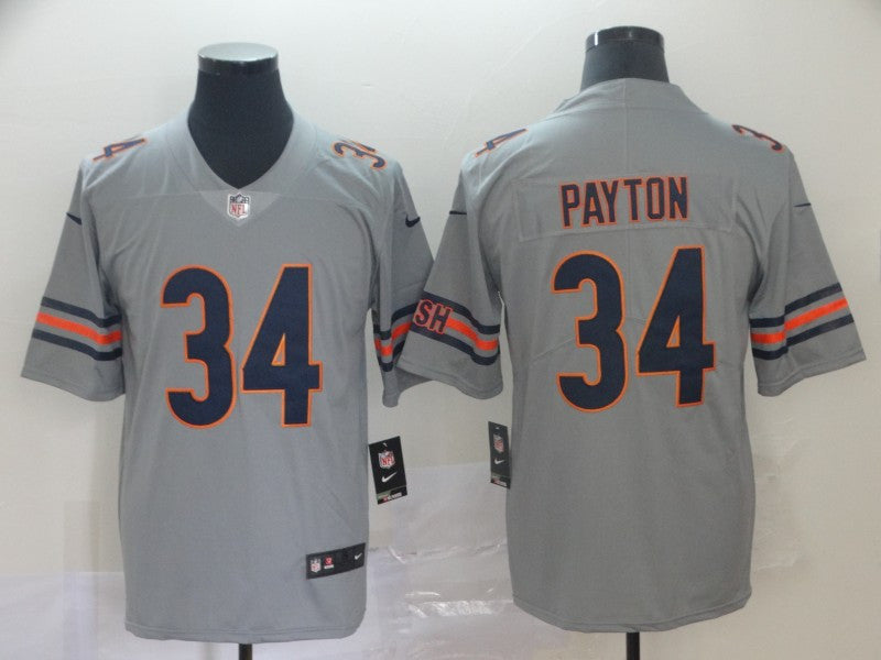 Walter Payton Chicago Bears silver Inverted Legend jersey