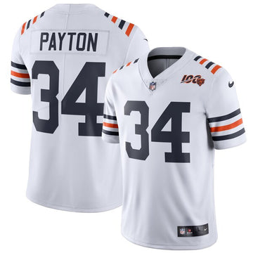 Walter Payton Chicago Bears white Vapor jersey