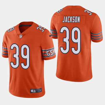 Eddie Jackson Chicago Bears orange Vapor jersey