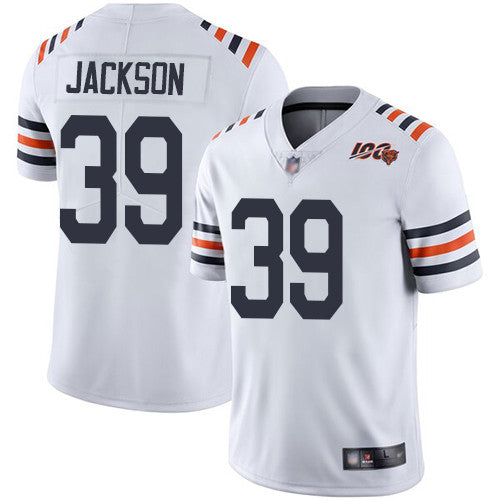 Eddie Jackson Chicago Bears white Limited jersey