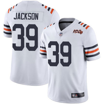 Eddie Jackson Chicago Bears white Limited jersey