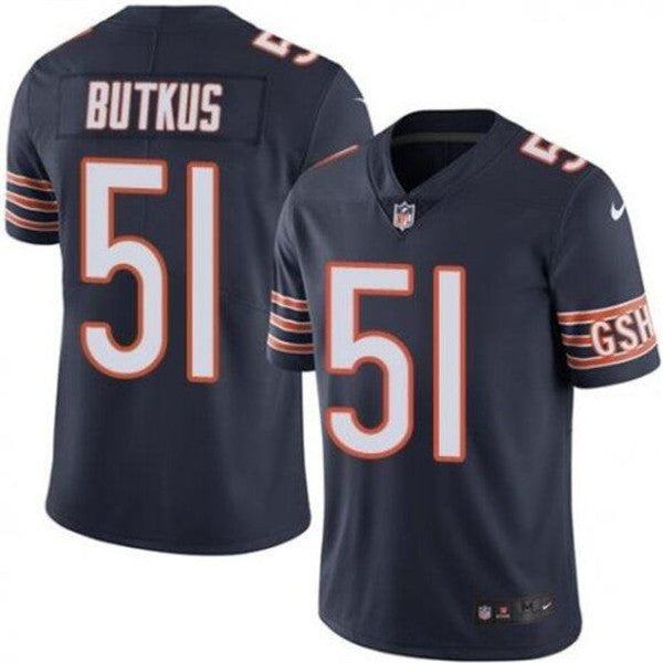 Dick Butkus Chicago Bears navy Untouchable jersey