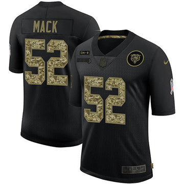 Khalil Mack Chicago Bears black Salute To Service jersey