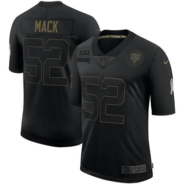 Khalil Mack Chicago Bears black Salute To Service jersey