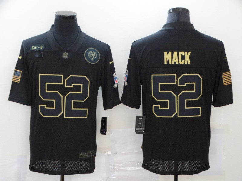 Khalil Mack Chicago Bears black Salute To Service jersey